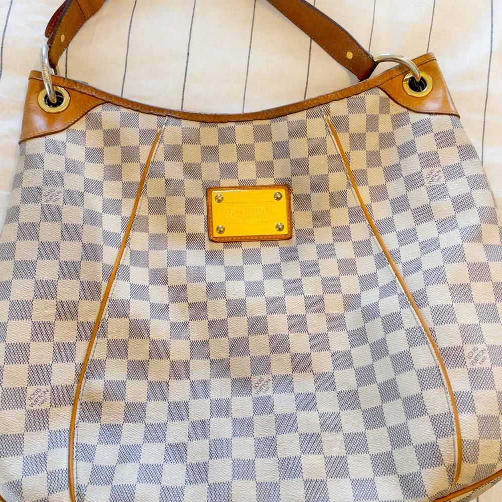 Louis Vuitton Damier Azur Galliera Hobo Bag